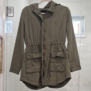 Forever 21 Olive Green Anorak Jacket